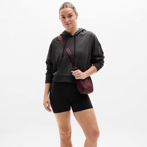 Athleta ultra-soft (like ULTRA soft 🤭) hoodie in‎ a charcoal/washed black shade
